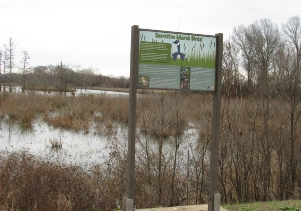 Blue Goose Boulevard Auto Tour Sign